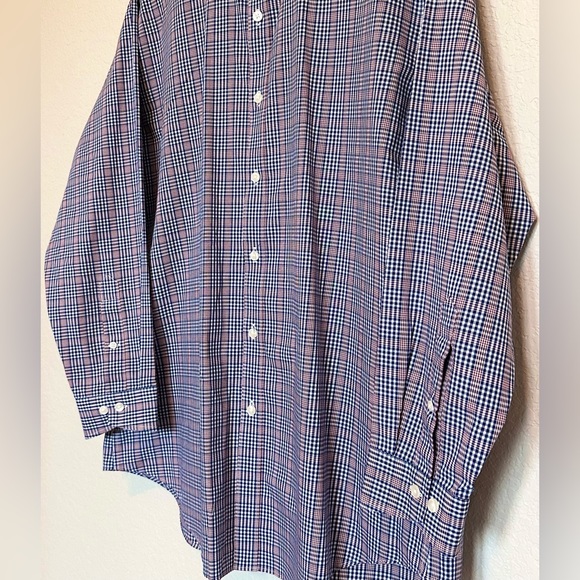 Esquire Men’s Performance Slim Fit Plaid Dress Shirt - Picture 9 of 12